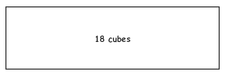 cubes. 